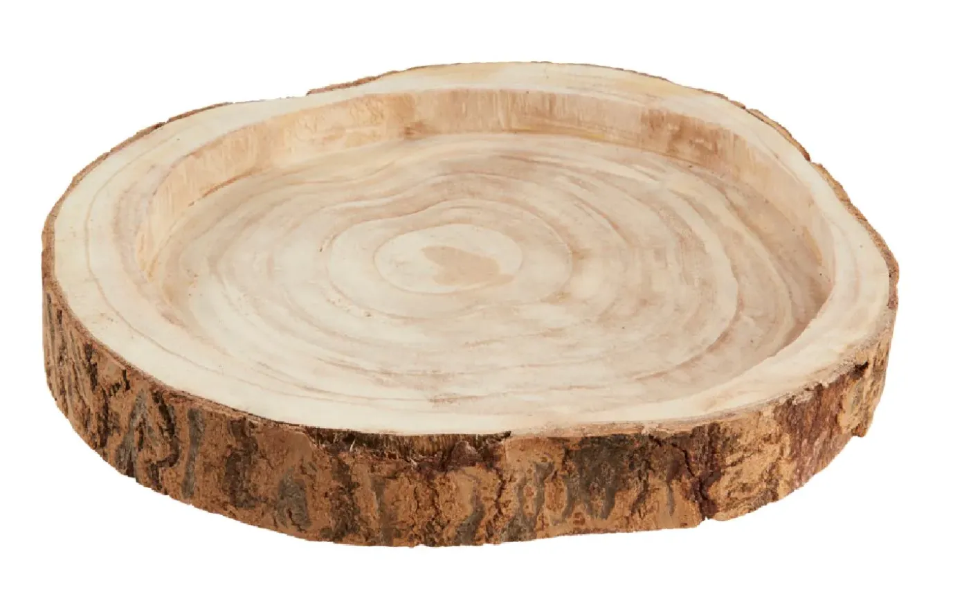Schale Holzscheibe, 35 Cm