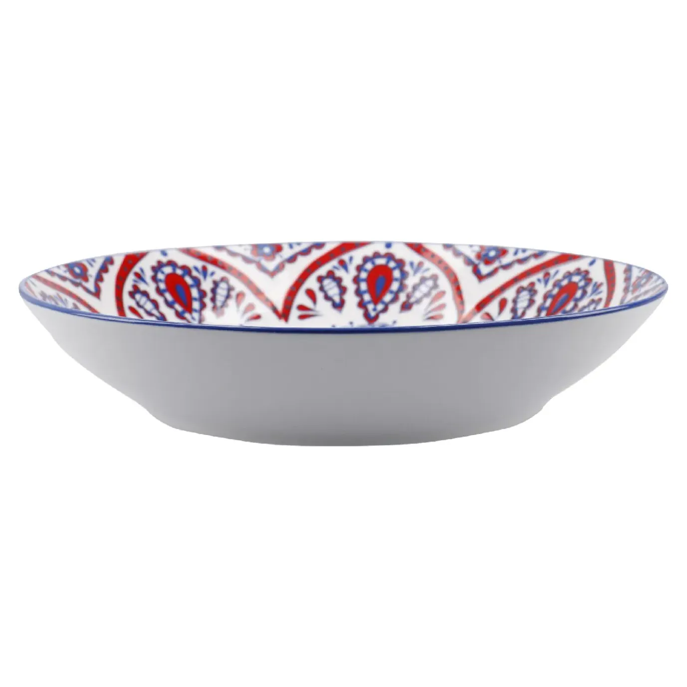 Schale Lisa, Flach, Dunkelblau, 20 Cm