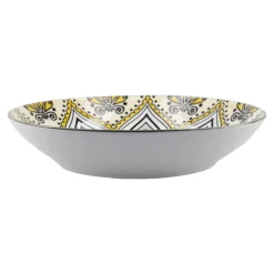 Schale Lisa, Flach, Gelb, 20 Cm