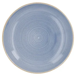 Schale Rille, Blau, 20 Cm