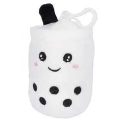 Schlüsselanhänger Bubbletea, Weiß, 13 Cm