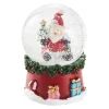 Schneekugel Weihnachten, Nikolaus/Zapfen, 4.5 X 6 Cm