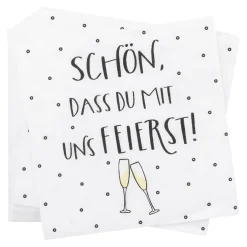Serviette Feiern, 20 Stück