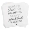 Serviette Nimm Dir Zeit, 20 Stück
