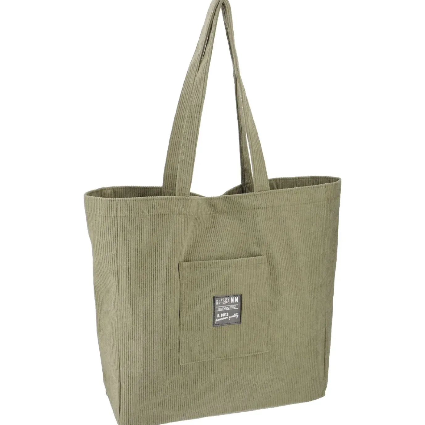 Shopper Cord, Oliv