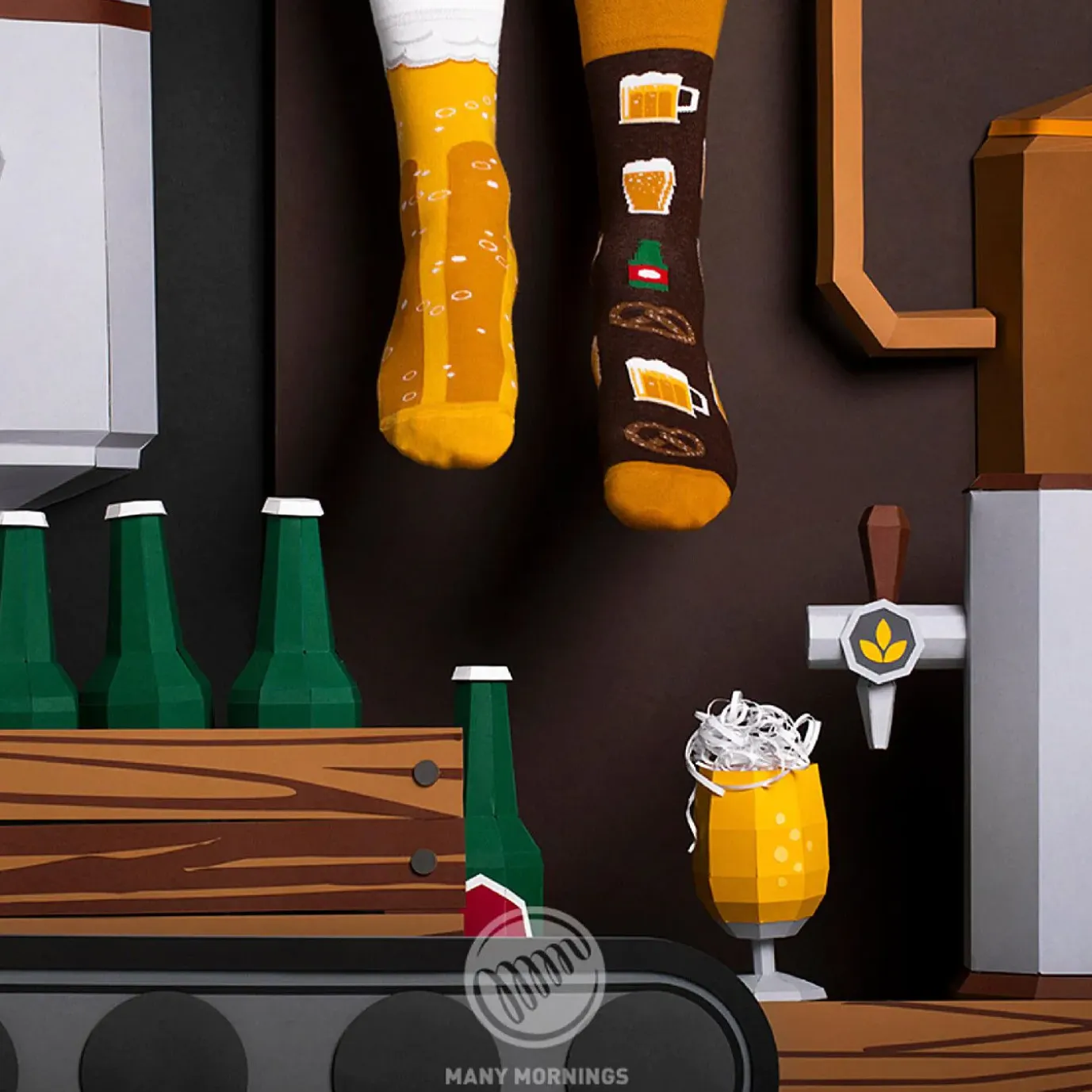 Socken, Craft Beer, Gr. 35-38