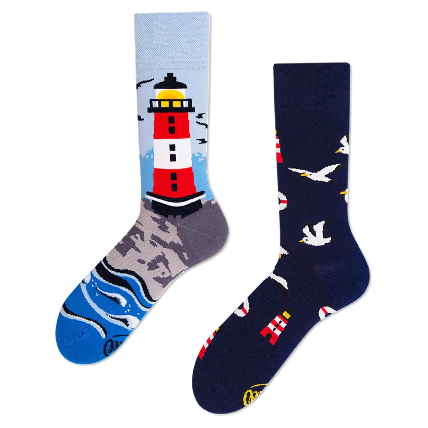 Socken, Leuchtturm, Gr. 39-42