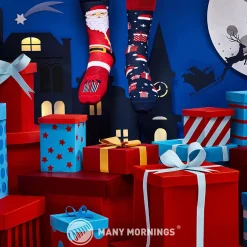 Socken Xmas, Santa Claus, Gr. 35-38