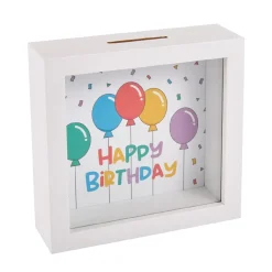 Spardose Birthday, 12 Cm