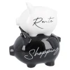 Spardose 2er Schwein, Rente/Shopping