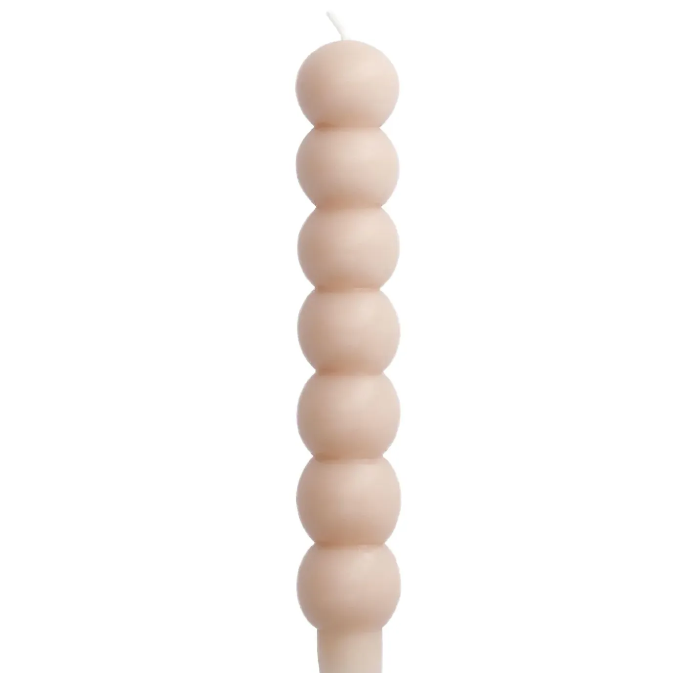 Stabkerze Bubbles, Taupe, 3 X 18.5 Cm