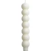 Stabkerze Bubbles, Wollweiß, 3 X 18.5 Cm