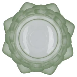 Teelichthalter Lotus, Grün, 9 X 4.3 Cm