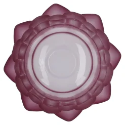 Teelichthalter Lotus, Lila, 9 X 4.3 Cm