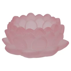 Teelichthalter Lotus, Rosa, 9 X 4.3 Cm