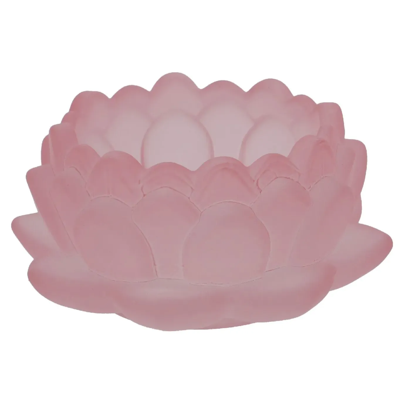 Teelichthalter Lotus, Rosa, 9 X 4.3 Cm