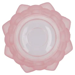 Teelichthalter Lotus, Rosa, 9 X 4.3 Cm
