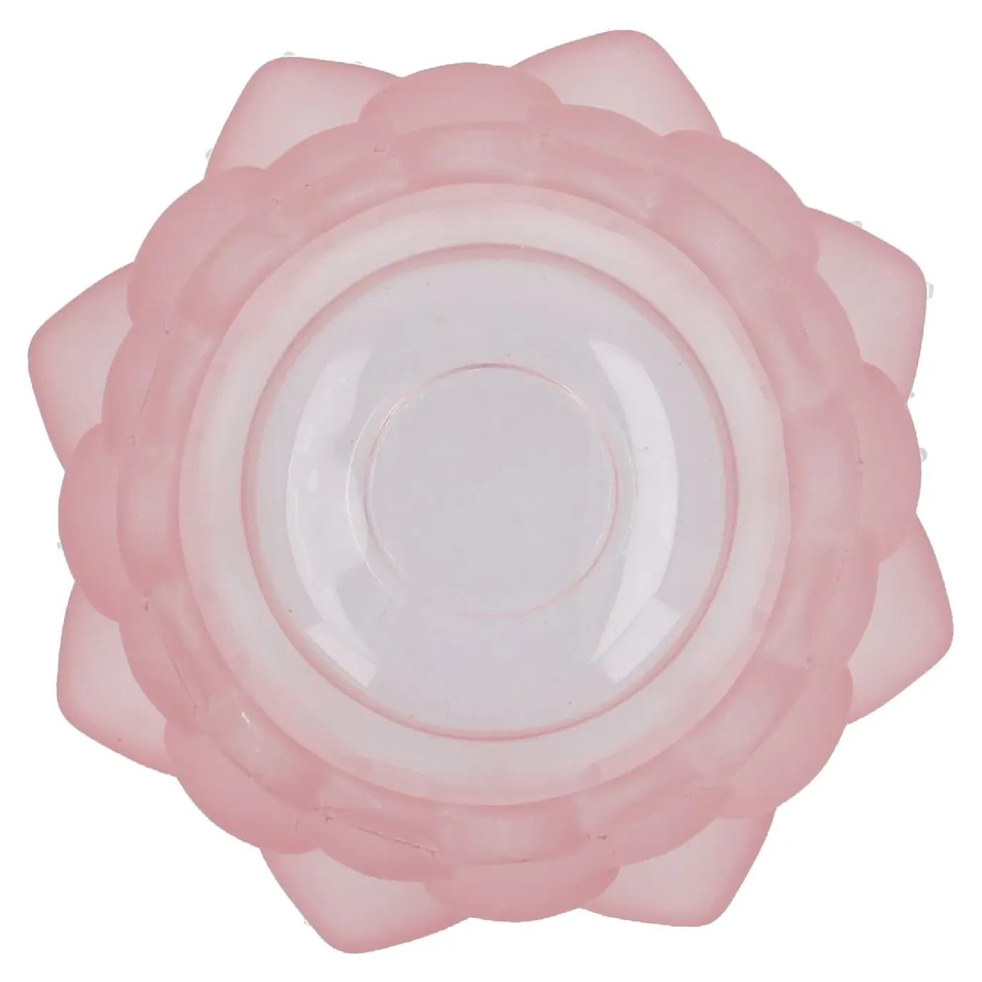 Teelichthalter Lotus, Rosa, 9 X 4.3 Cm