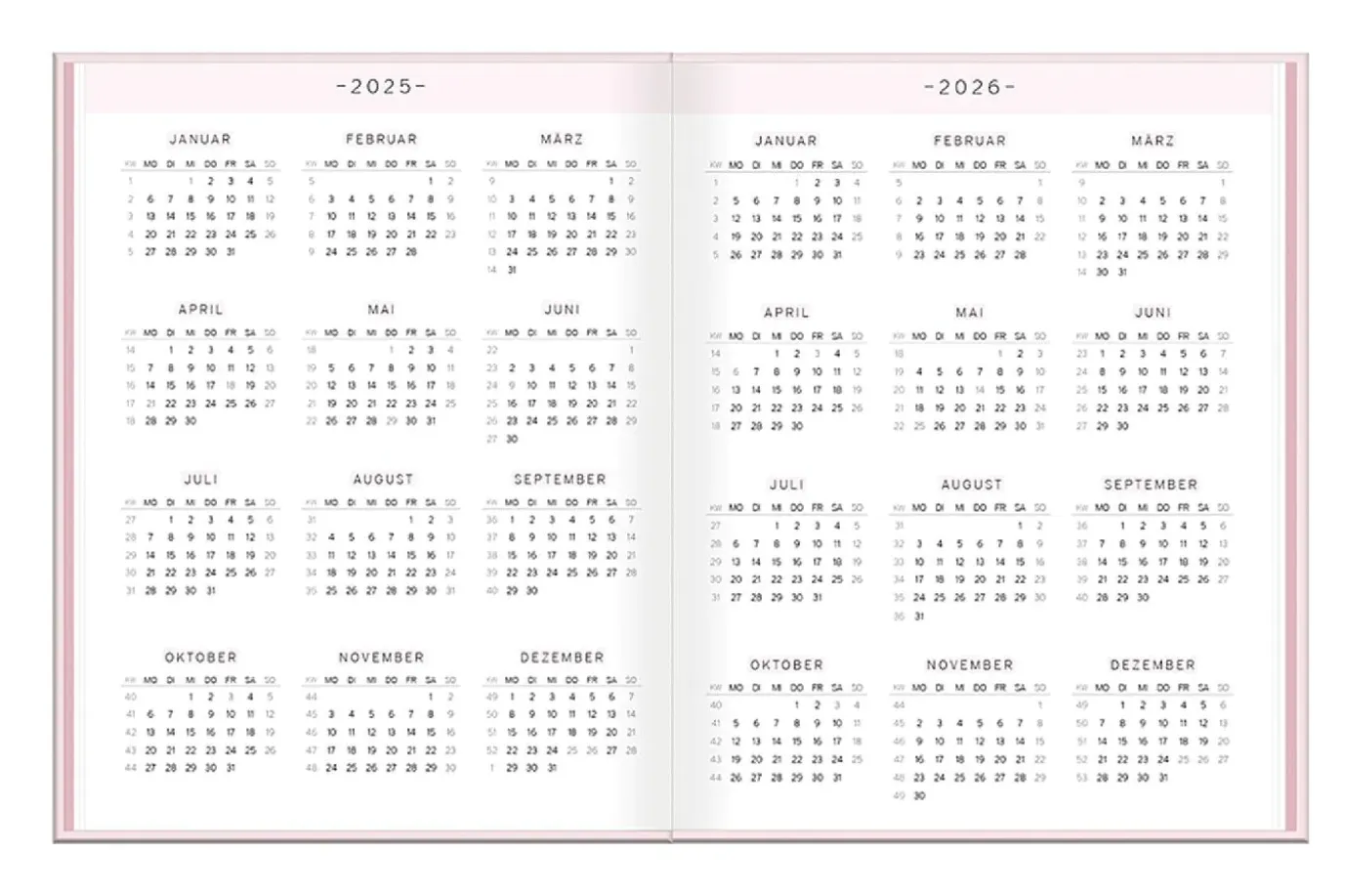 Terminplaner Lady, 2025, Mein Happiness-Planer