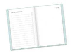 Terminplaner Lederlook, 2025, Mint