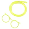 Trink-Schlauch Brille, Gelb