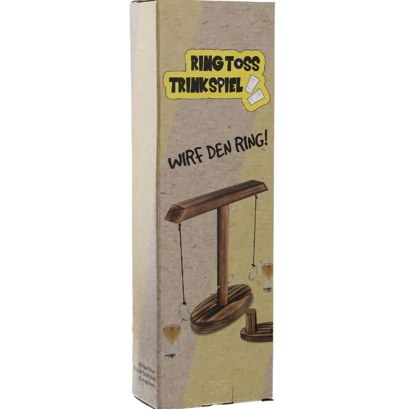 Trinkspiel Ringtoss, Natur, 25 Cm