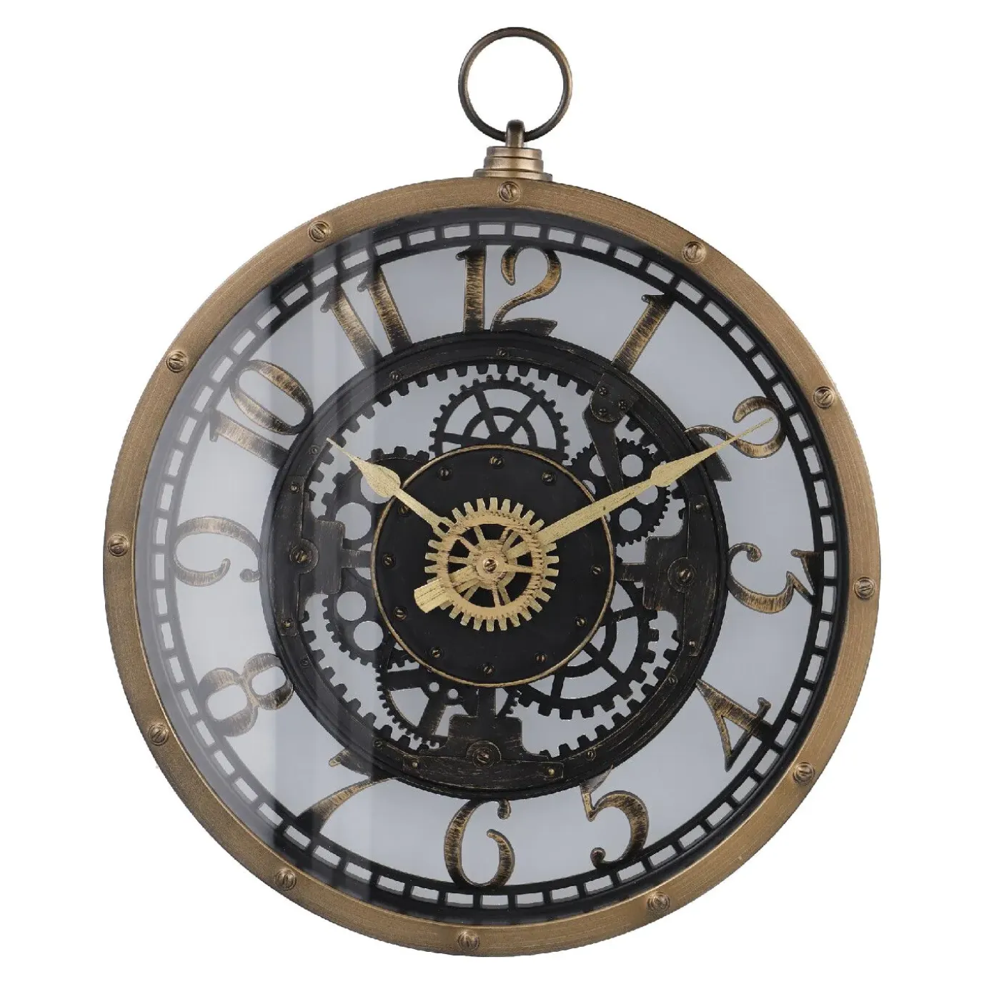 Wanduhr Antik, Mechanisch, 27 Cm
