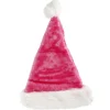 Weihnachtsmütze Fancy, Pink/weiß