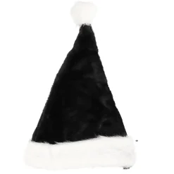 Weihnachtsmütze Fancy, Schwarz/weiß