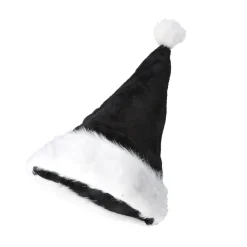 Weihnachtsmütze Fancy, Schwarz/weiß