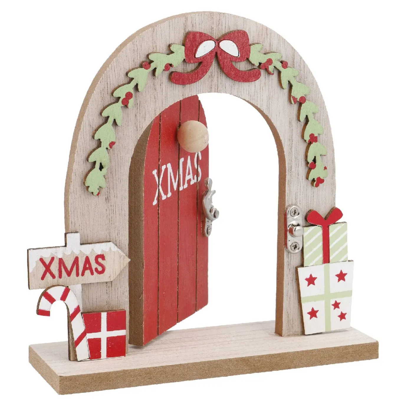 Wichteltür Bogen, XMAS, 16 Cm