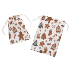 2er Set Beutel Weihnachten, Lebkuchen