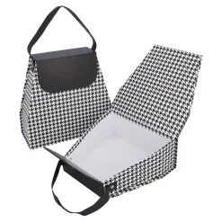 2er Set Geschenkkarton Handtasche, Schwarz/weiß